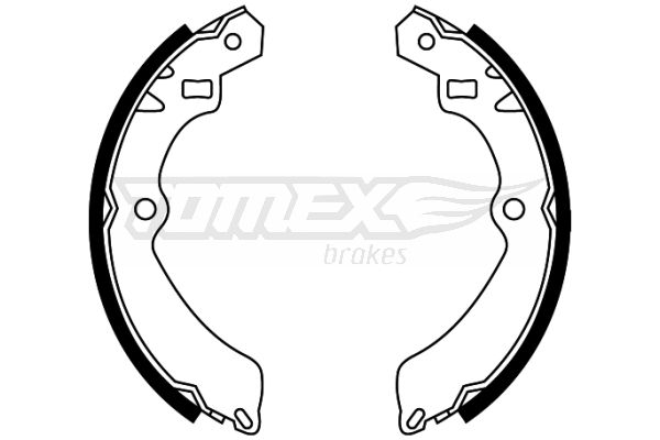 TOMEX BRAKES Piduriklotside komplekt TX 22-46